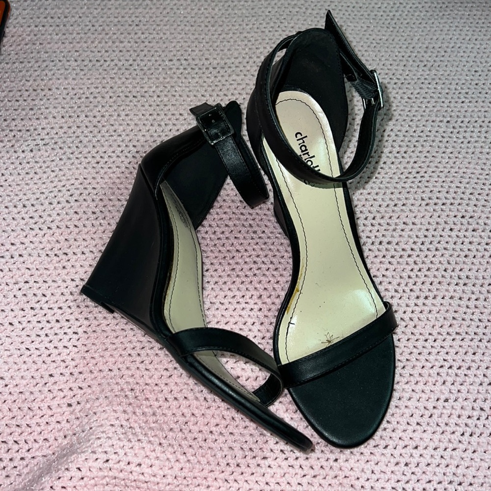 New strappy wedges